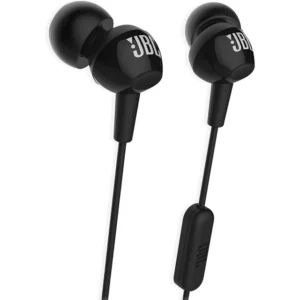 JBL C100SI Headphones With Microphone (Black)