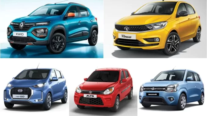Top 7 Petrol Cars Under Rs 5 Lakh in India in 2022