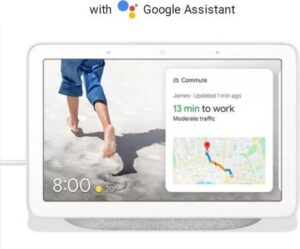 Google Nest Hub with Google Assistant Smart Speaker  (Chalk)
