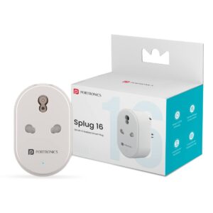 Portronics Splug 16 Wifi 16A Smart Plug Suitable for AC, Geyser