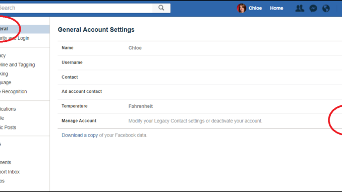 How can you delete or deactivate your Facebook account