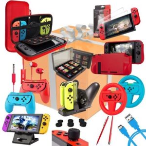 Orzly Geek Pack for Nintendo Switch