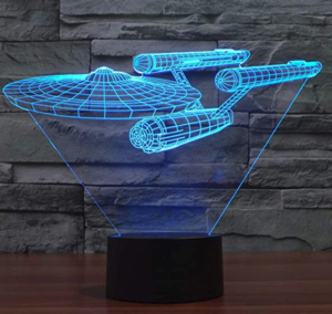 Star Trek Battleship 3D Night Light