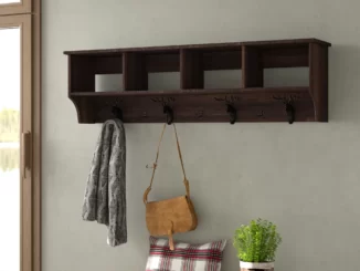 7 Hooks Storage Holder Wall Mounted